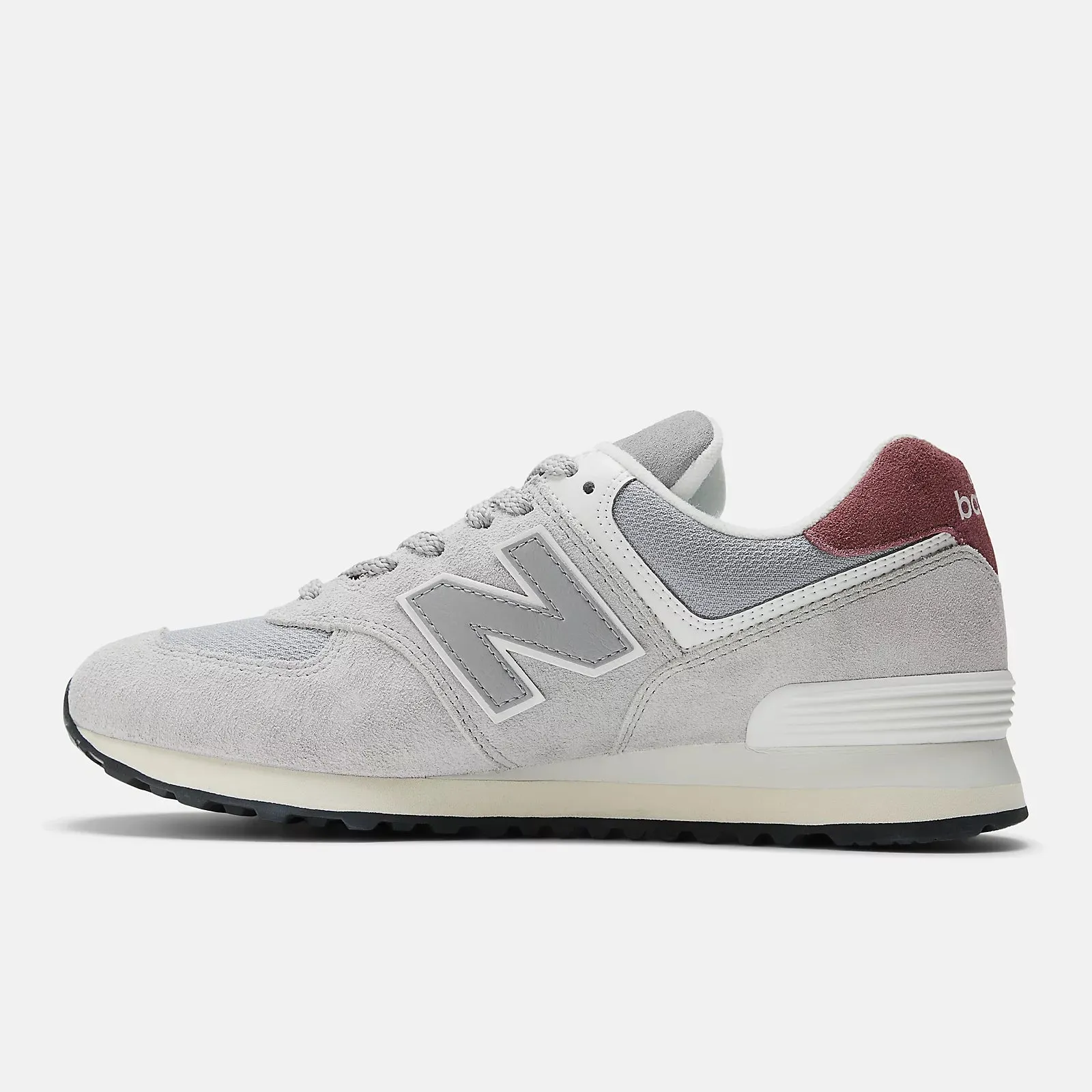 574 Sneaker (Grey   Burgundy)