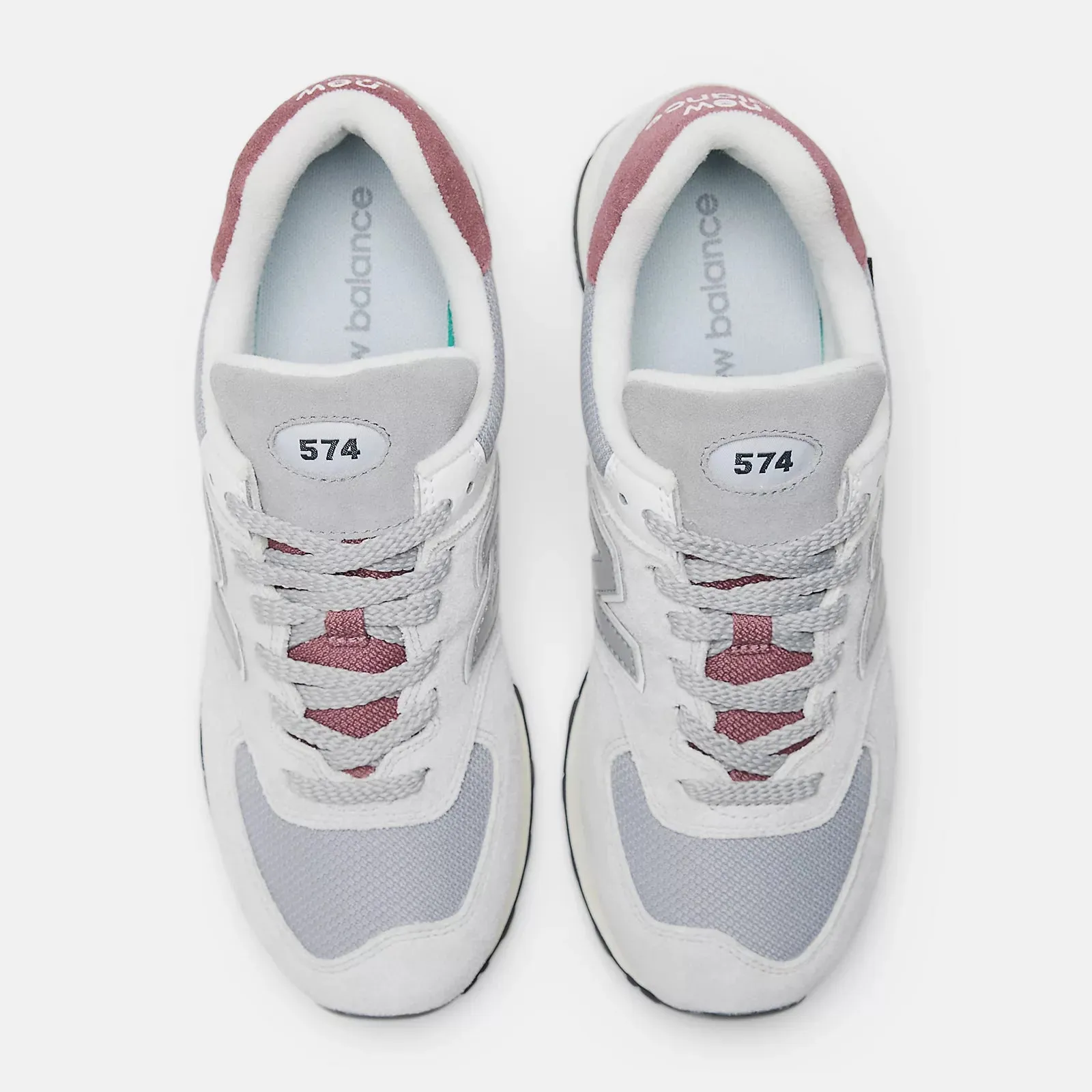 574 Sneaker (Grey   Burgundy)