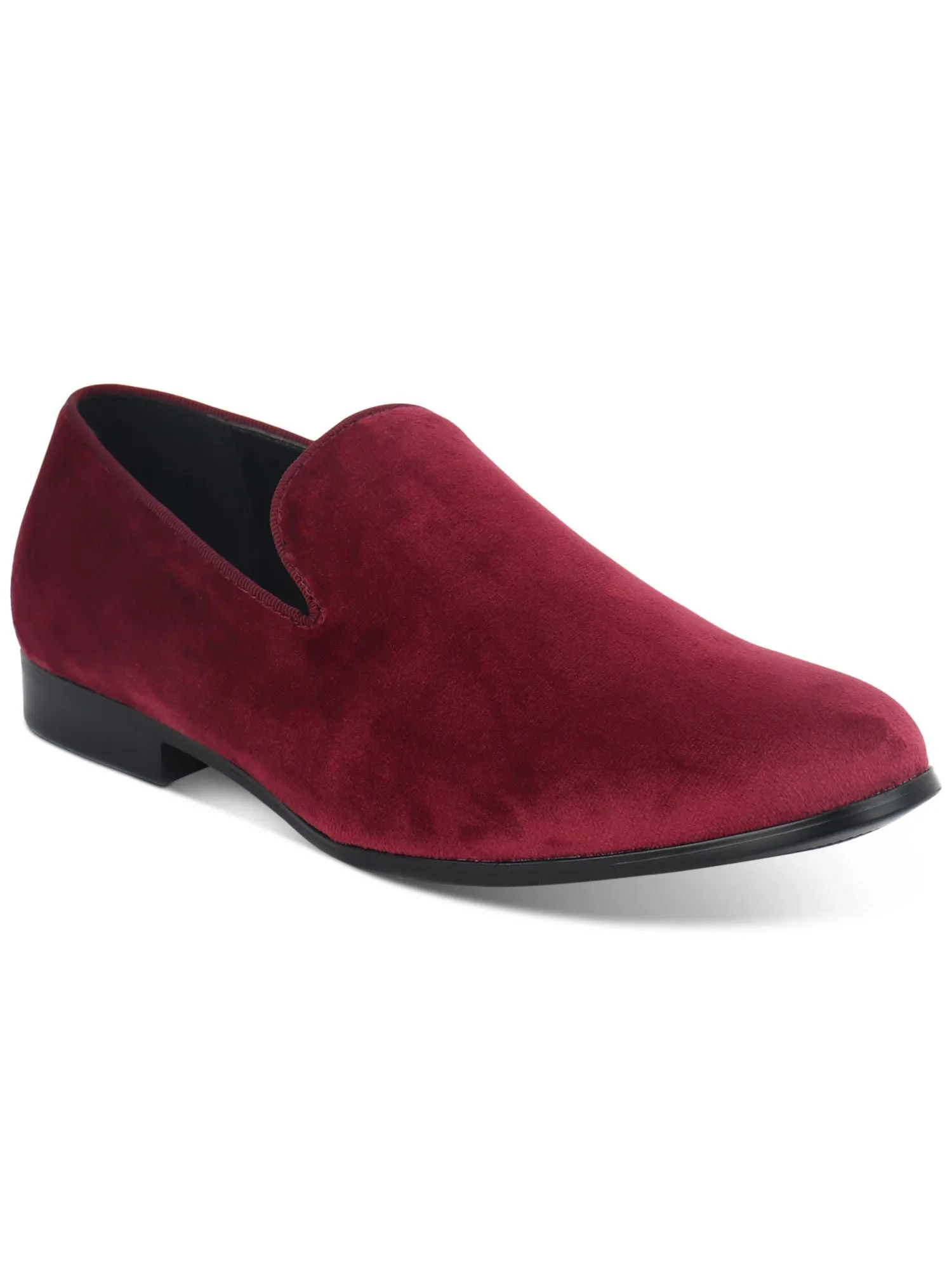 ALFANI Mens Red Padded Zion Round Toe Slip On Loafers Shoes M
