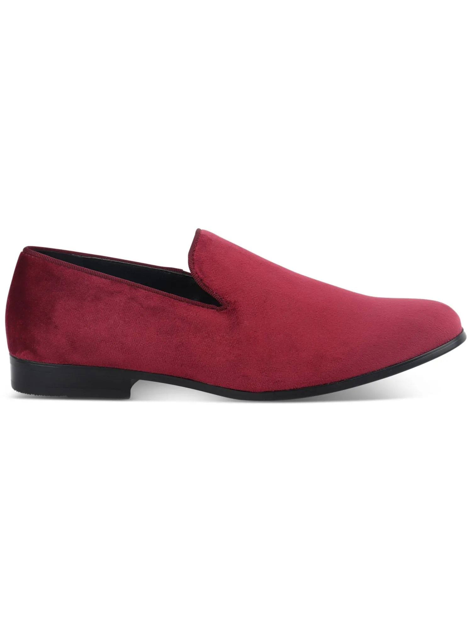 ALFANI Mens Red Padded Zion Round Toe Slip On Loafers Shoes M