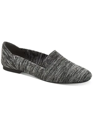 ALFANI Womens Gray Gingham Knit Cushioned Rorrii Round Toe Slip On Loafers Shoes M