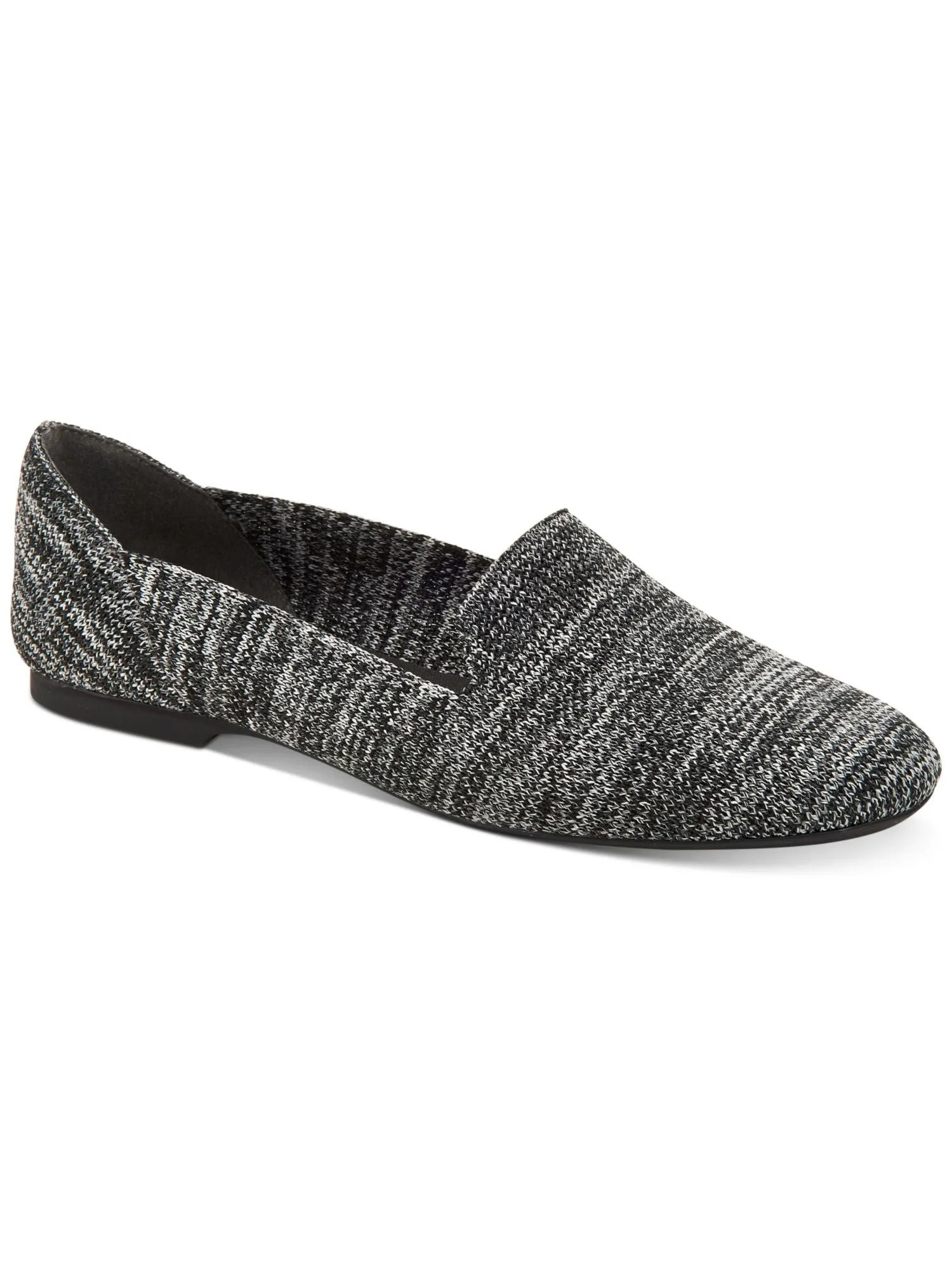 ALFANI Womens Gray Gingham Knit Cushioned Rorrii Round Toe Slip On Loafers Shoes M