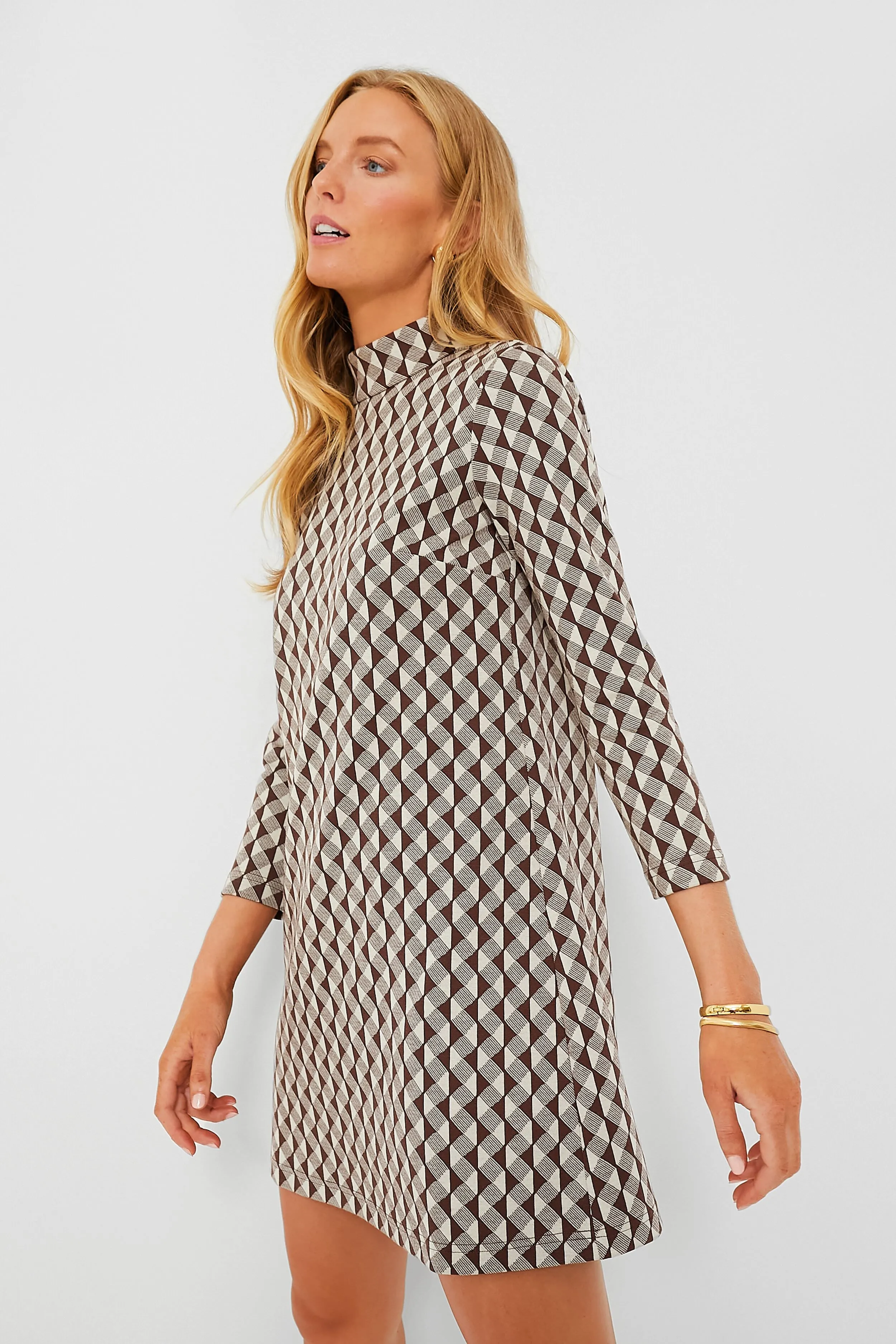 Birch Domino Mod Ellie Dress