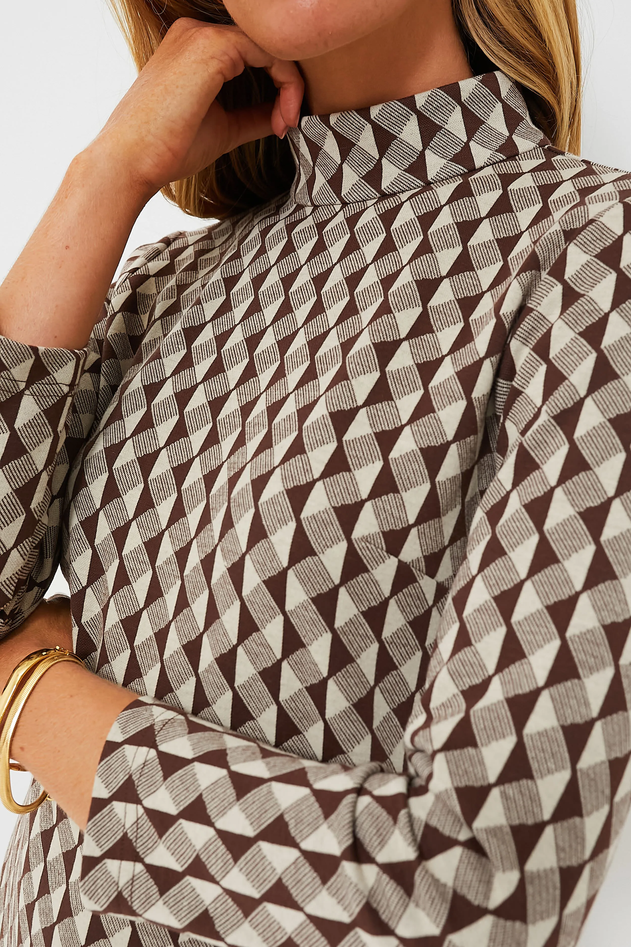 Birch Domino Mod Ellie Dress