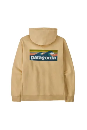 BOARDSHORT Logo Uprisal Hoody beeswax tan