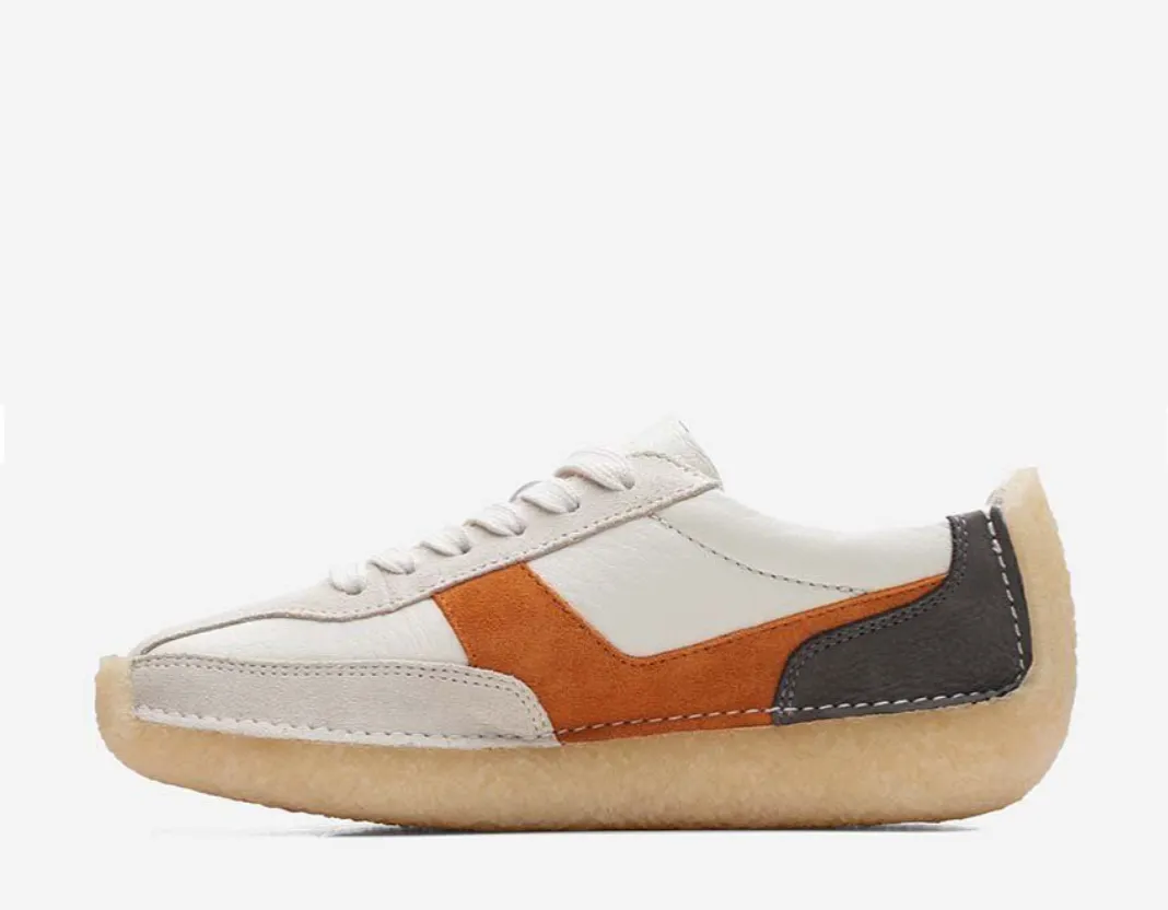 Clarks Women's Natalie Run White/Orange 26172565