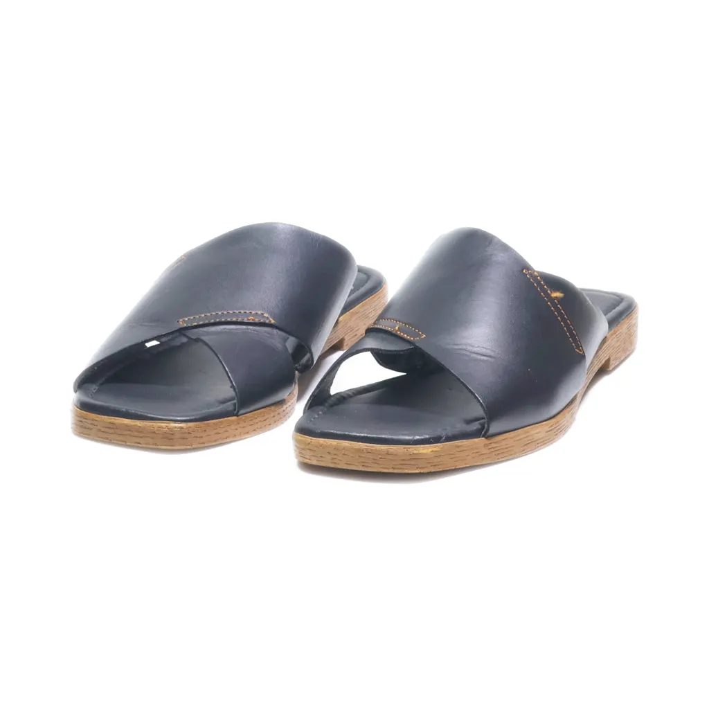 Coach High-Heel Sandals Leather Black Colour For Women