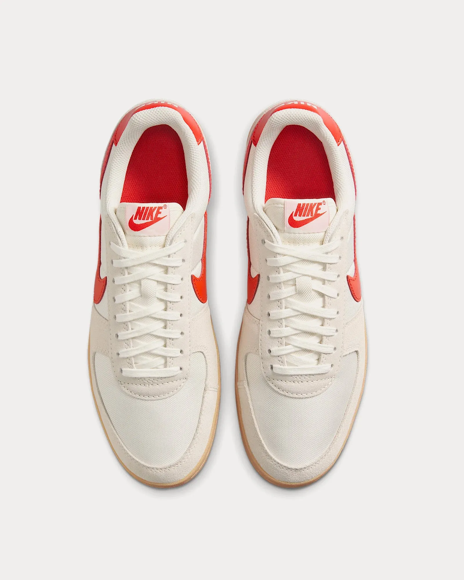 Field General Pale Ivory / Gum Yellow / Picante Red Low Top Sneakers
