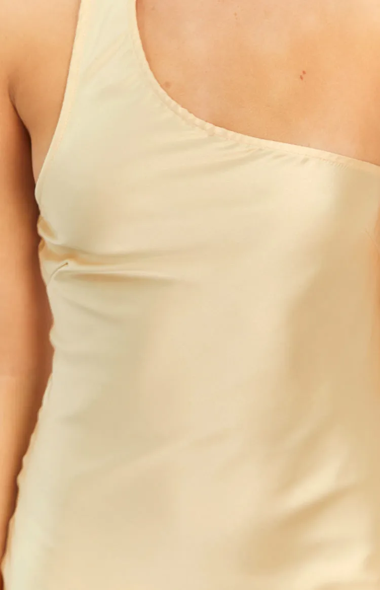 Gemmy Champagne Mini Party Dress