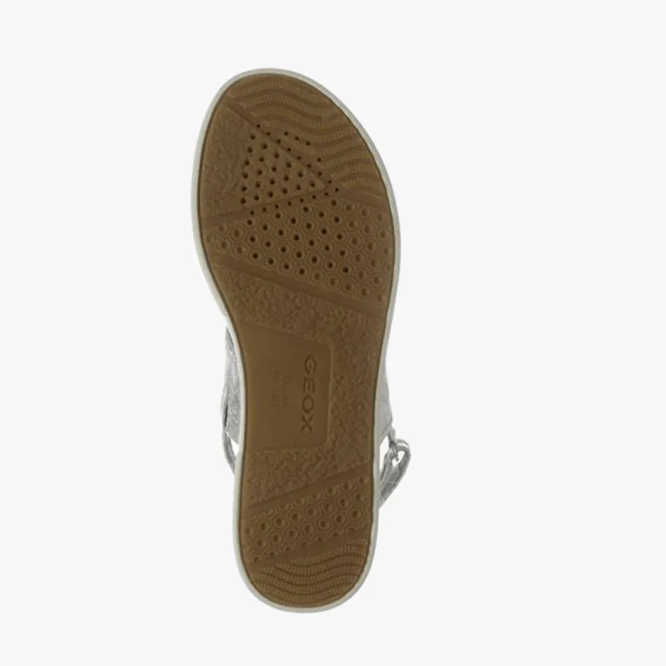 GEOX Women D Laudara C.Croc Silver