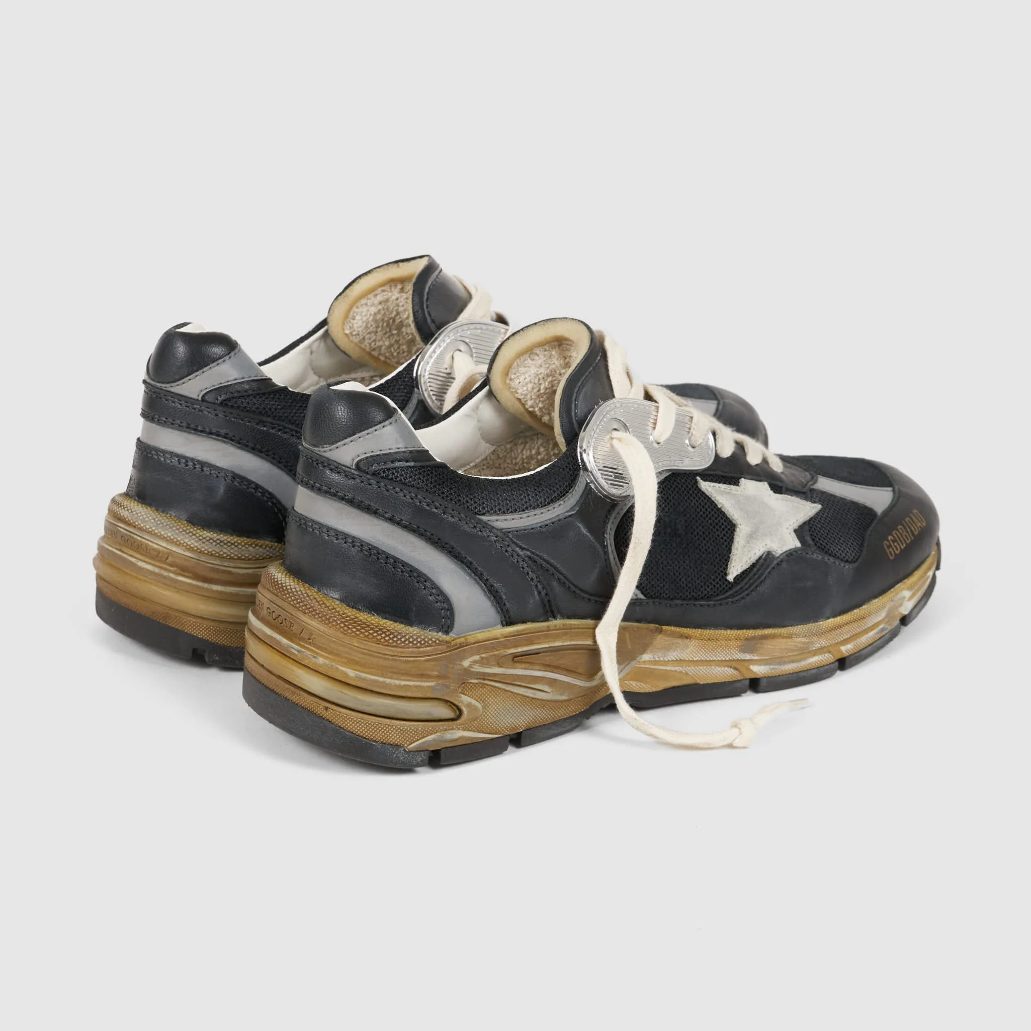 Golden Goose Dad-Star Black Silver Ice 11 Sneakers
