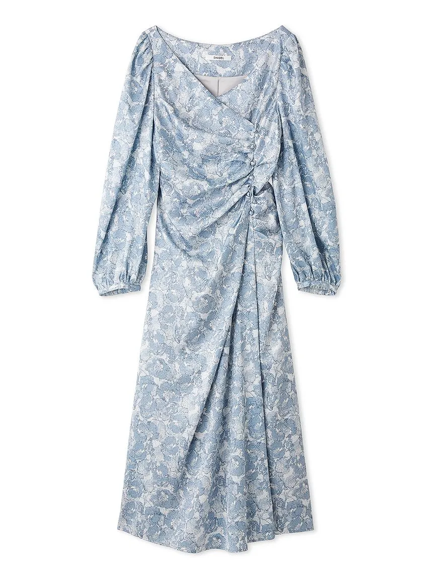 Jacquard Print Dress