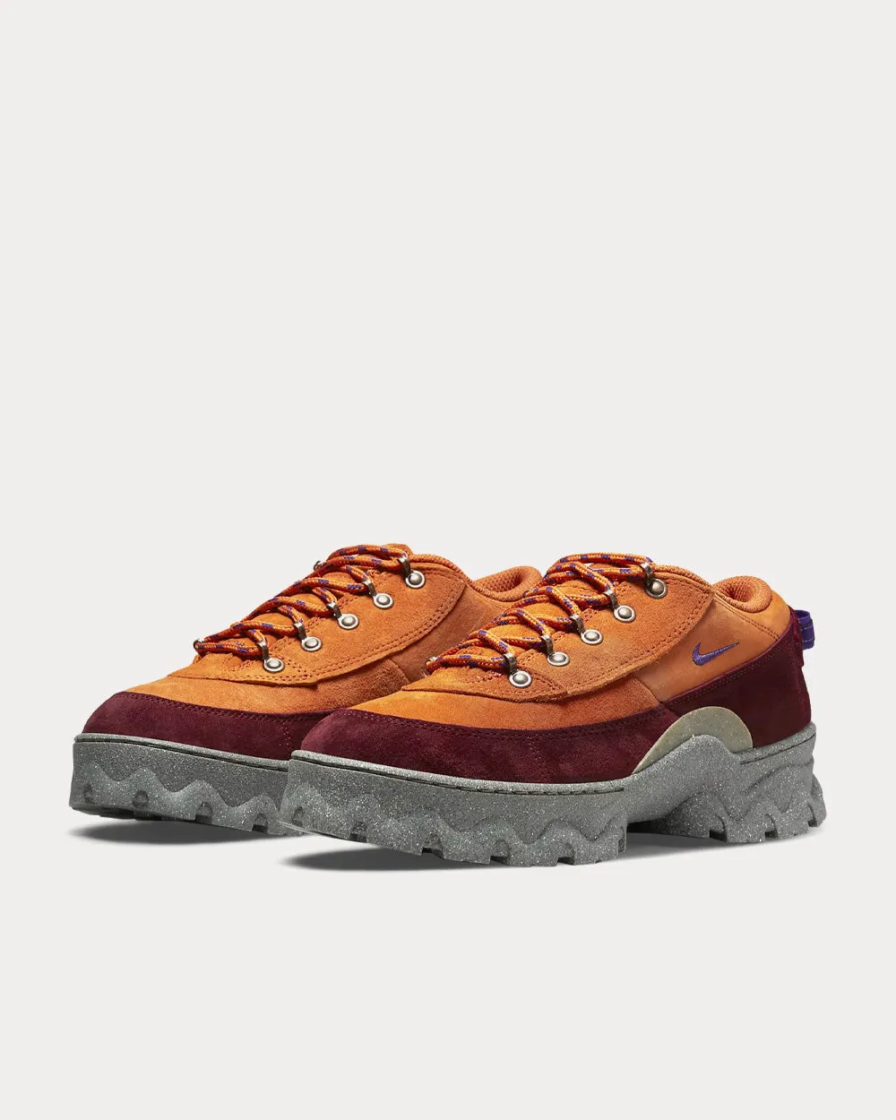 Lahar Sport Spice / Dark Beetroot / Metallic Gold / Court Purple Low Top Sneakers