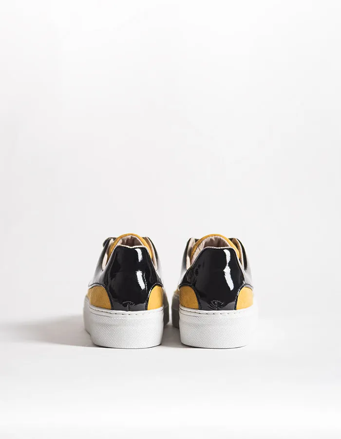 Laureline Mustard Vegan Sneakers