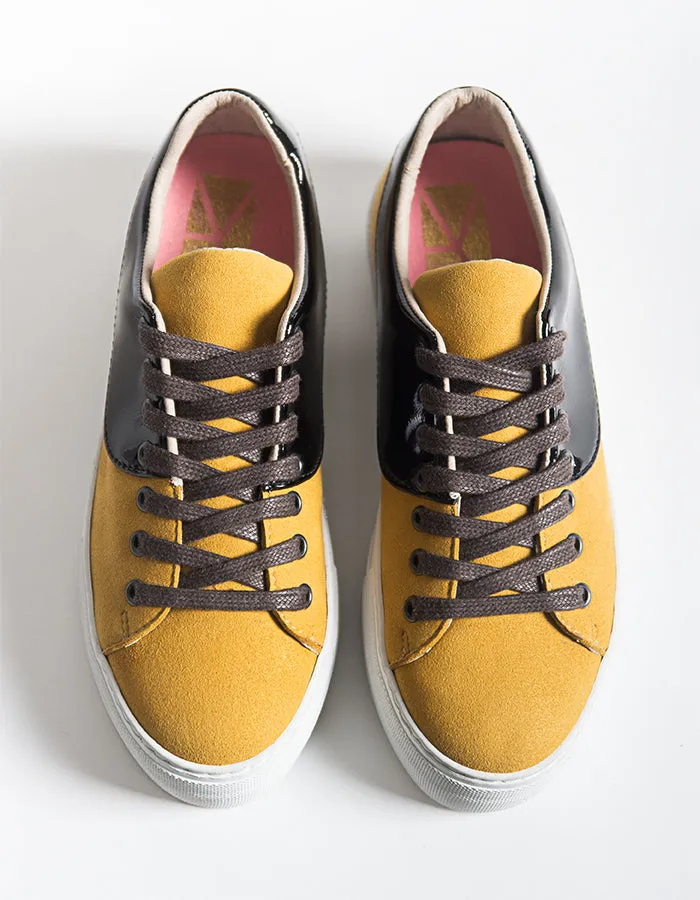 Laureline Mustard Vegan Sneakers