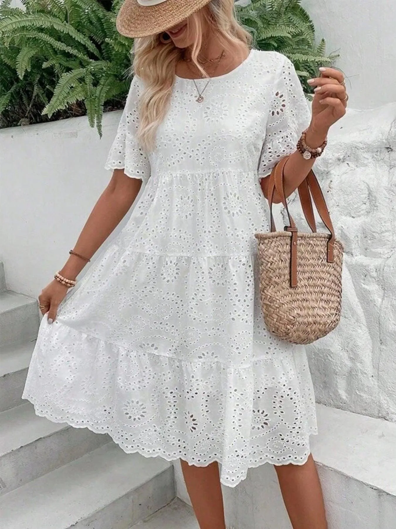 Luxurious Embroidery Dress™ |  Exclusive cotton Spring and Summer dress ⭐⭐⭐⭐⭐