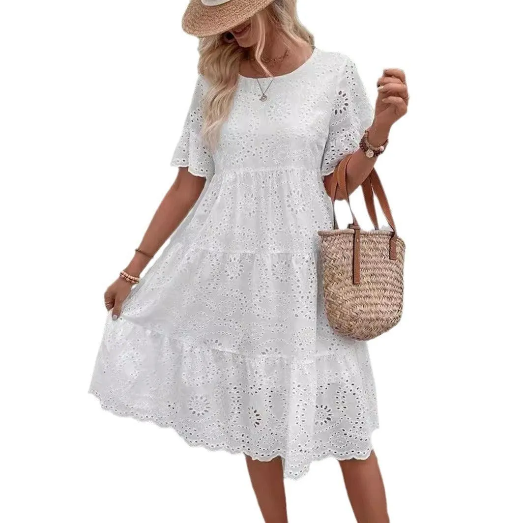 Luxurious Embroidery Dress™ |  Exclusive cotton Spring and Summer dress ⭐⭐⭐⭐⭐