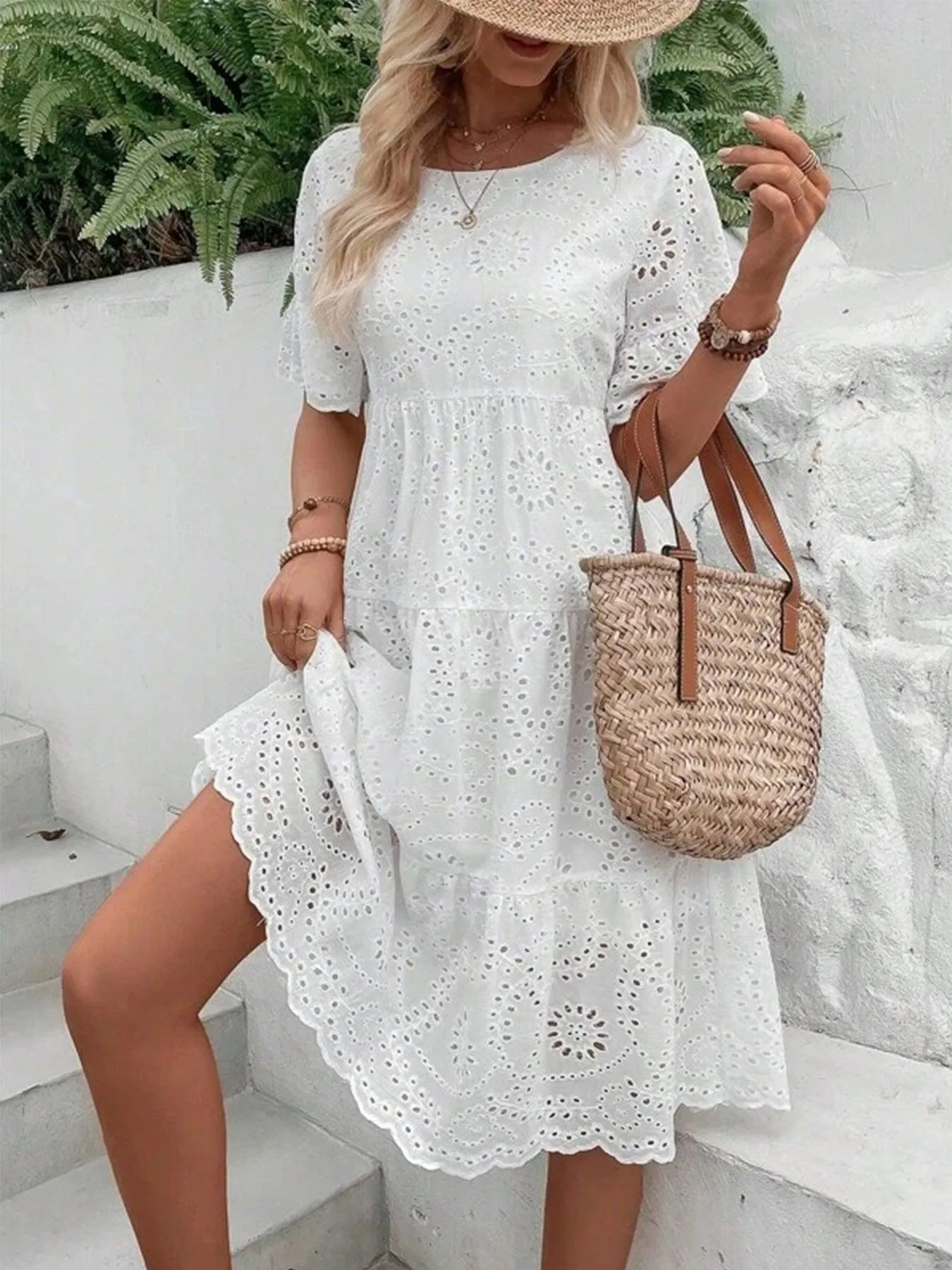 Luxurious Embroidery Dress™ |  Exclusive cotton Spring and Summer dress ⭐⭐⭐⭐⭐