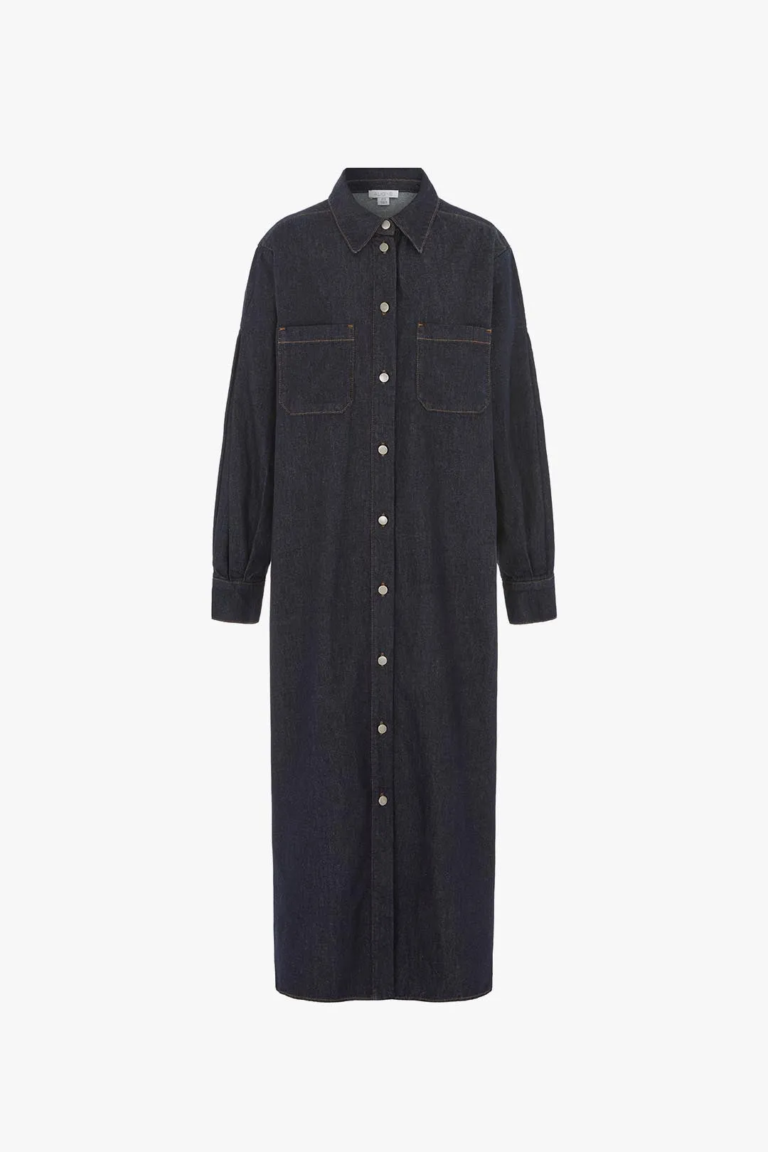 Mason Denim Midaxi Shirt Dress