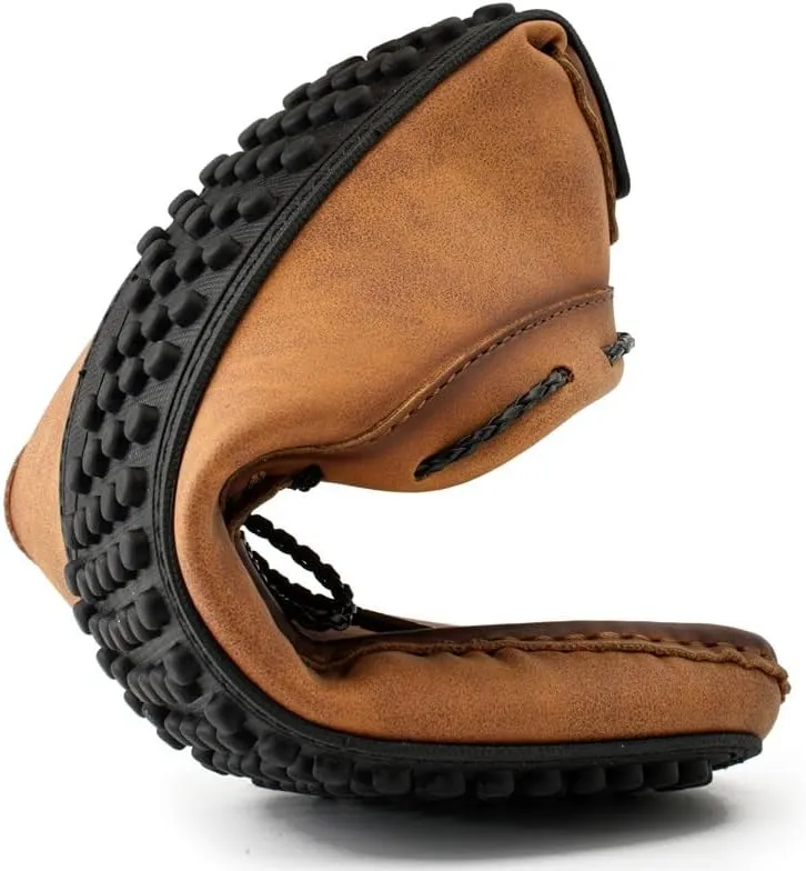 Men's Loafers Shoes Vegan Leather Boat Shoes Venetian Loafers Flat Heel Lightweight Anti-Slip Walking Prom Slip-on