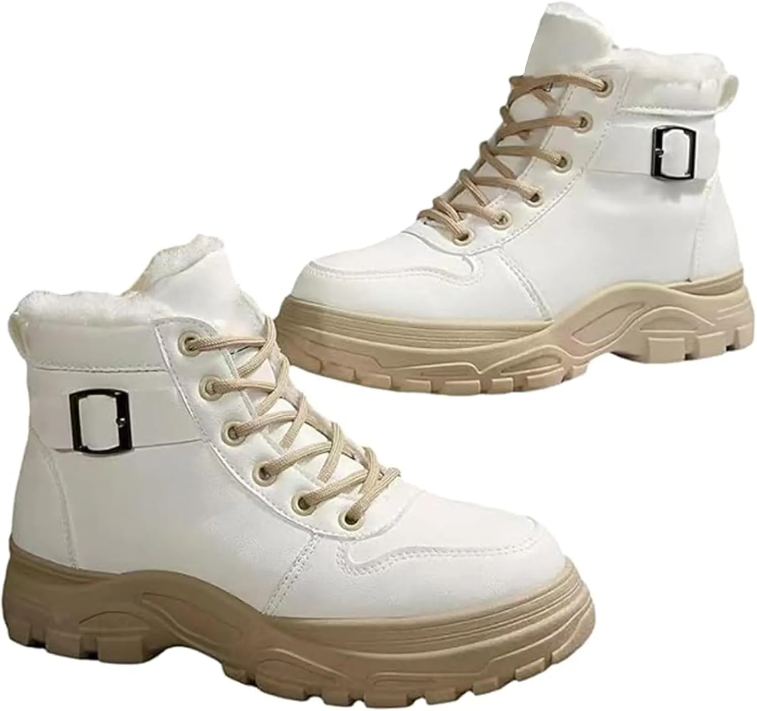 Men's Work Boots Slip On Hiking Sneakers Fur Lined Ankle Boot Womens Working Shoes Insulated Composite Safety Toe Waterproof Industrial Casual Hike Grounded Footwear