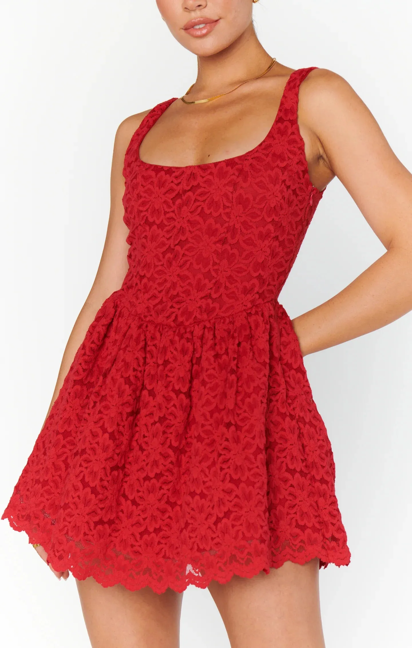 Ricci Red Skort Dress