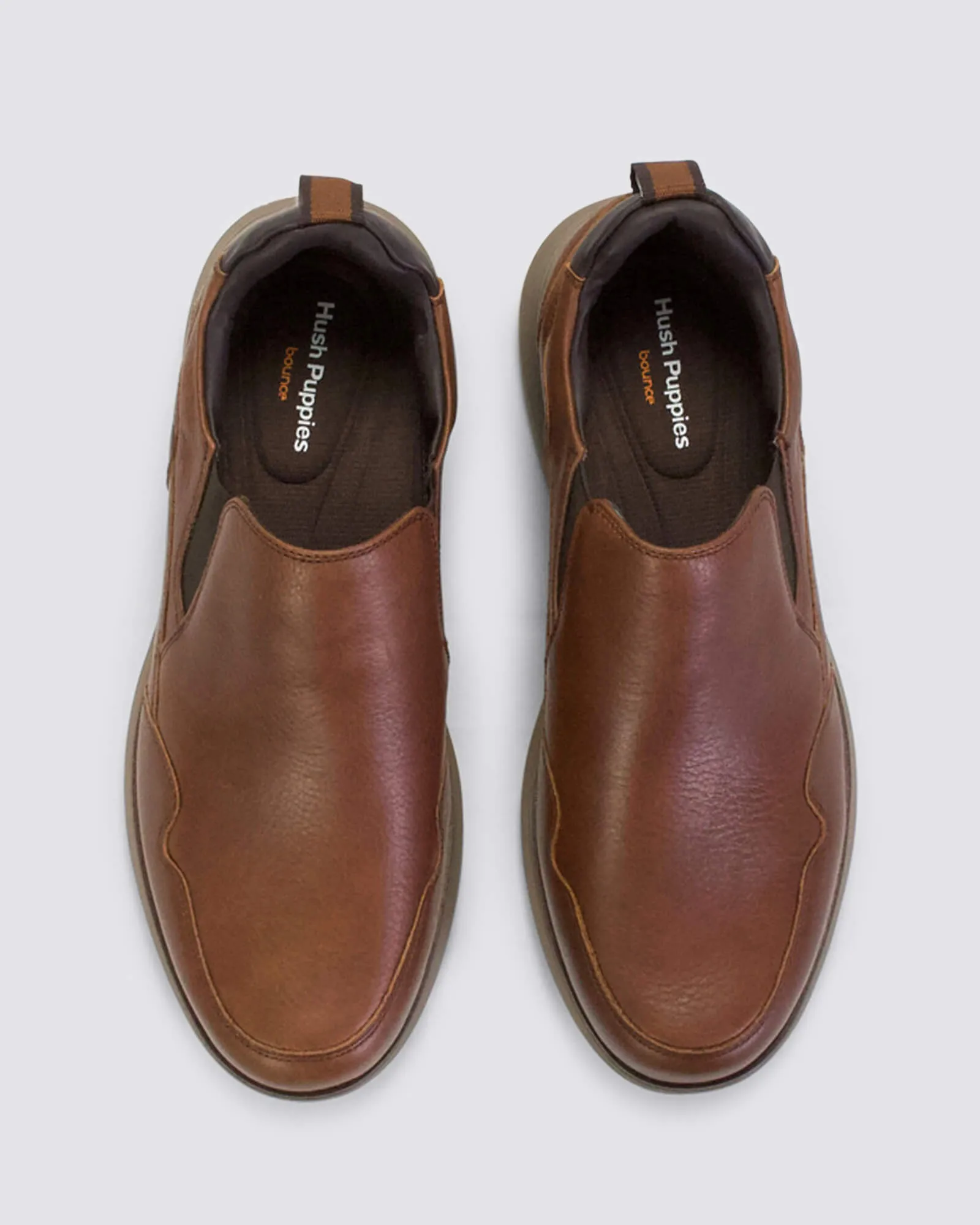 ROUTE SLIP ON SNEAKERS TAN LEATHER