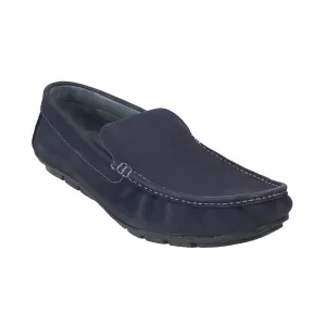Samuel Windsor - 71 Big Size Extra Width Black Leather Slip-On Loafer For Men