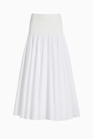 Simkhai Stella Maxi Skirt - White
