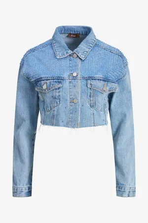 Studded Denim Jacket | Ema&Carla