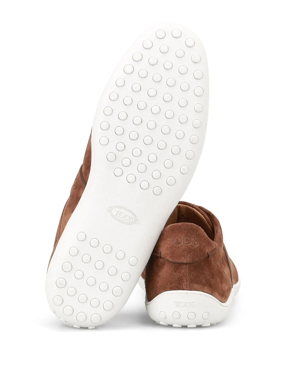 Tod's Men's Allacciato Shoes Leather Trainers Sneakers, NOCE CHIARO Tan Suede (10.5 UK / 11.5 US, NOCE CHIARO)