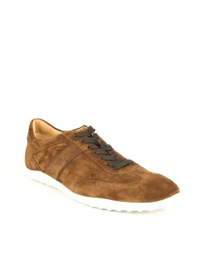 Tod's Men's Allacciato Shoes Leather Trainers Sneakers, NOCE CHIARO Tan Suede (10.5 UK / 11.5 US, NOCE CHIARO)