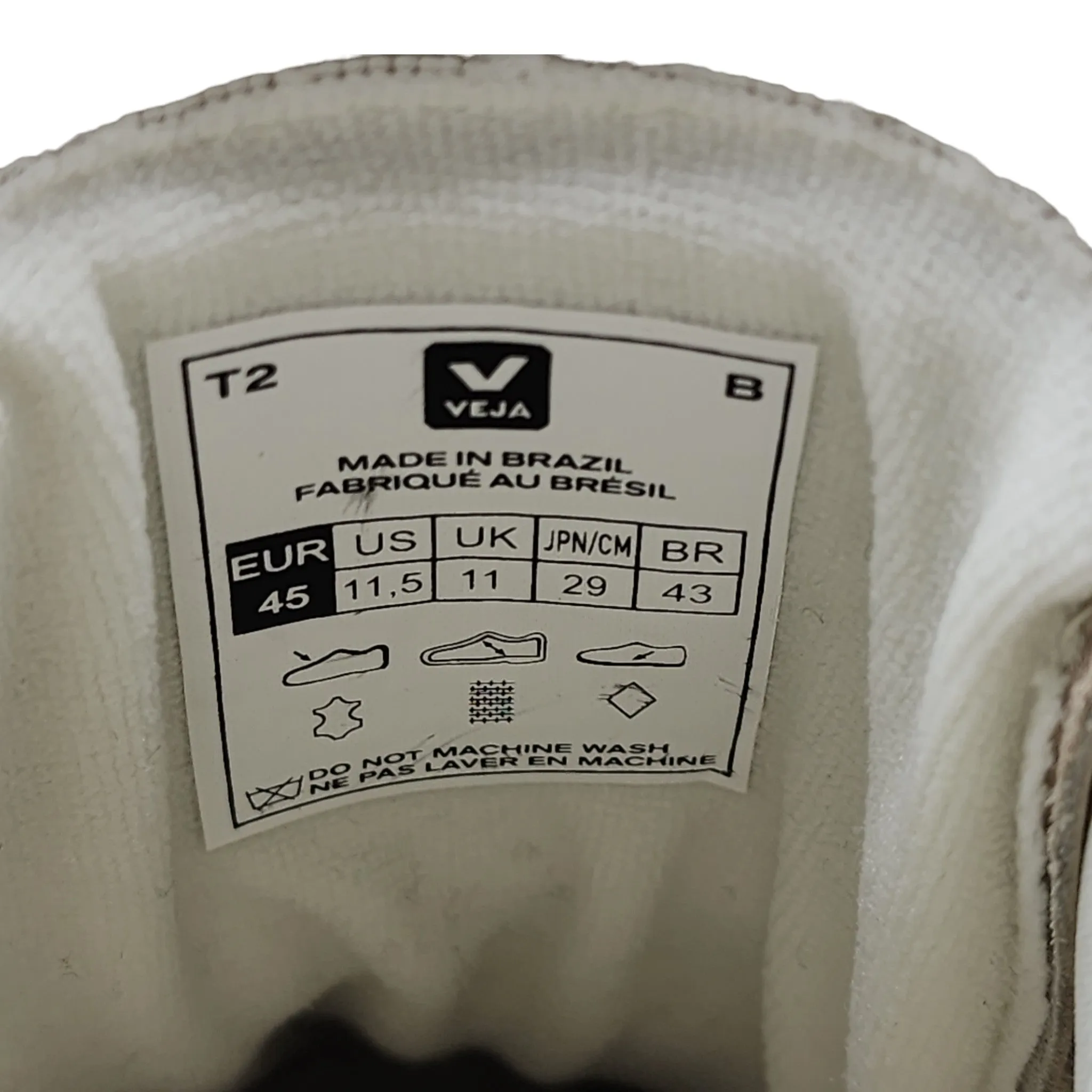 Veja V-15 Leather Sneakers 45