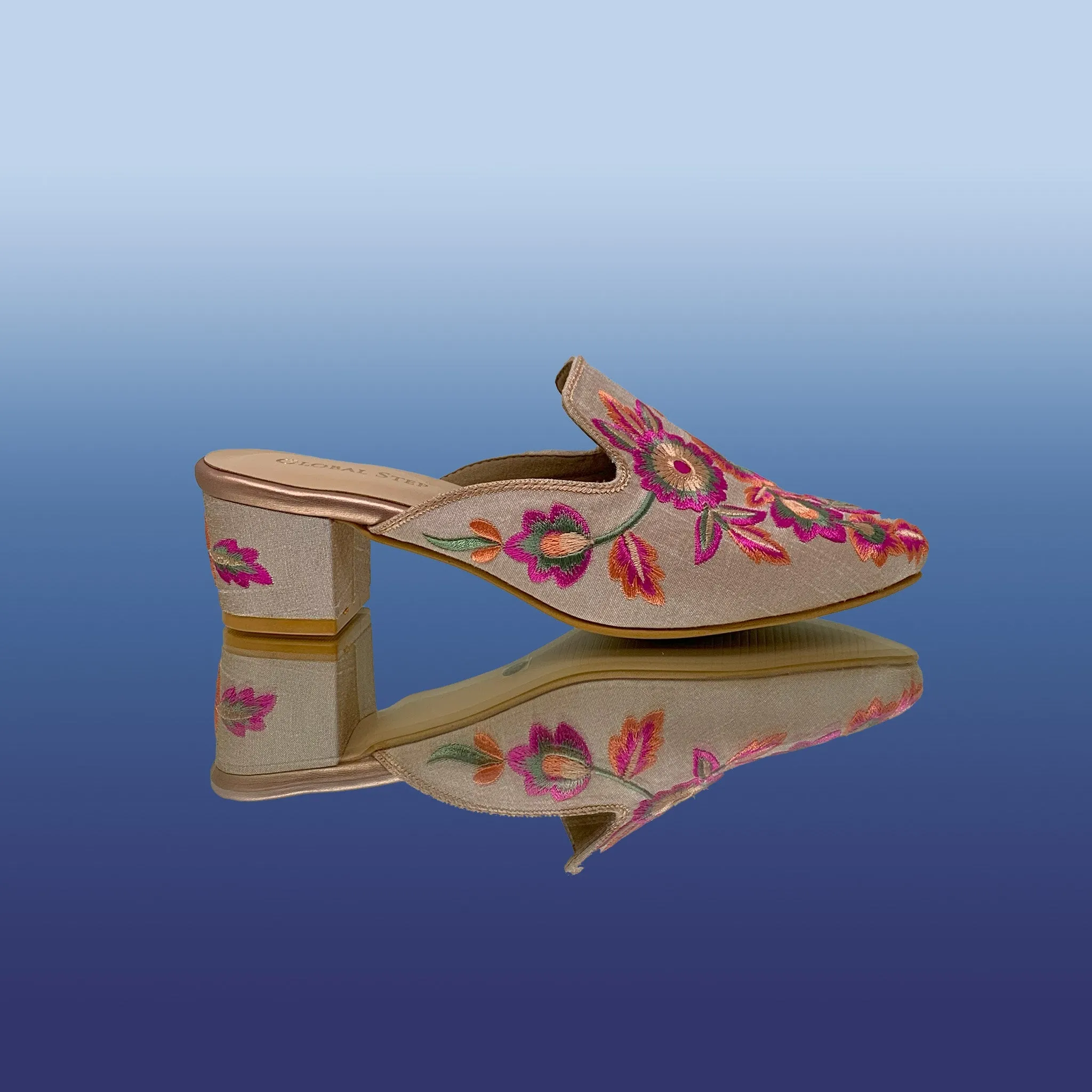 Vibrant Embroidered Heels