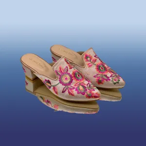 Vibrant Embroidered Heels